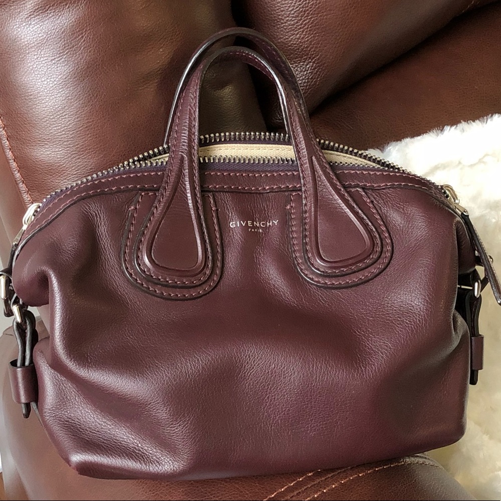 Givenchy Nightingale micro oxblood